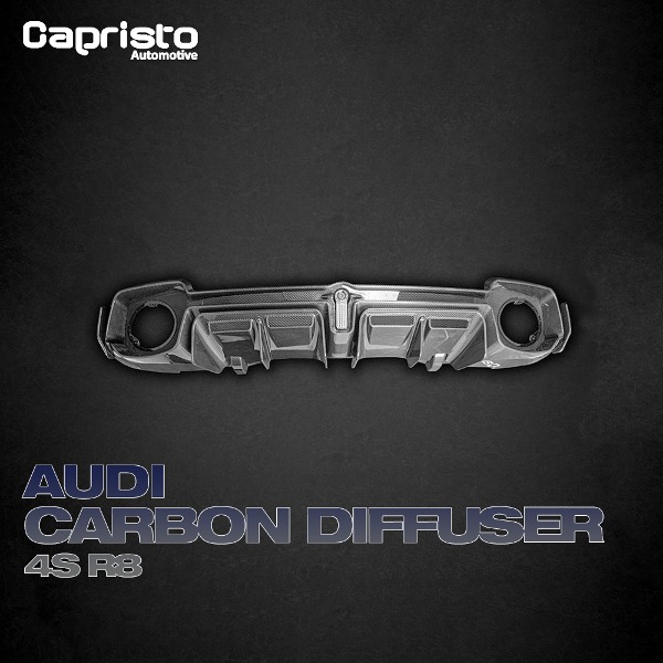 CAPRISTO 카프리스토 AUDI 아우디 4S R8 FL V10 + 플러스 2세대 카본 디퓨져