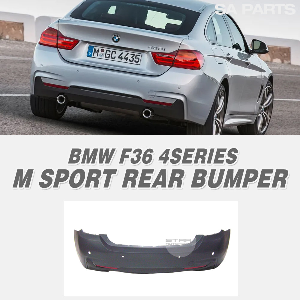 BMW F36 4시리즈 그란쿠페 M 스포츠 리어 범퍼 35i