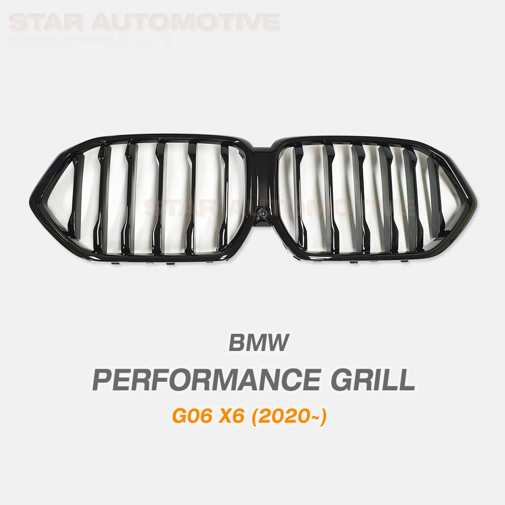 BMW G06 X6 M 퍼포먼스 1줄 그릴 블랙 유광
