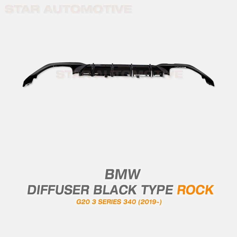 BMW G20 3시리즈 340 ROCK 디퓨져 블랙 유광
