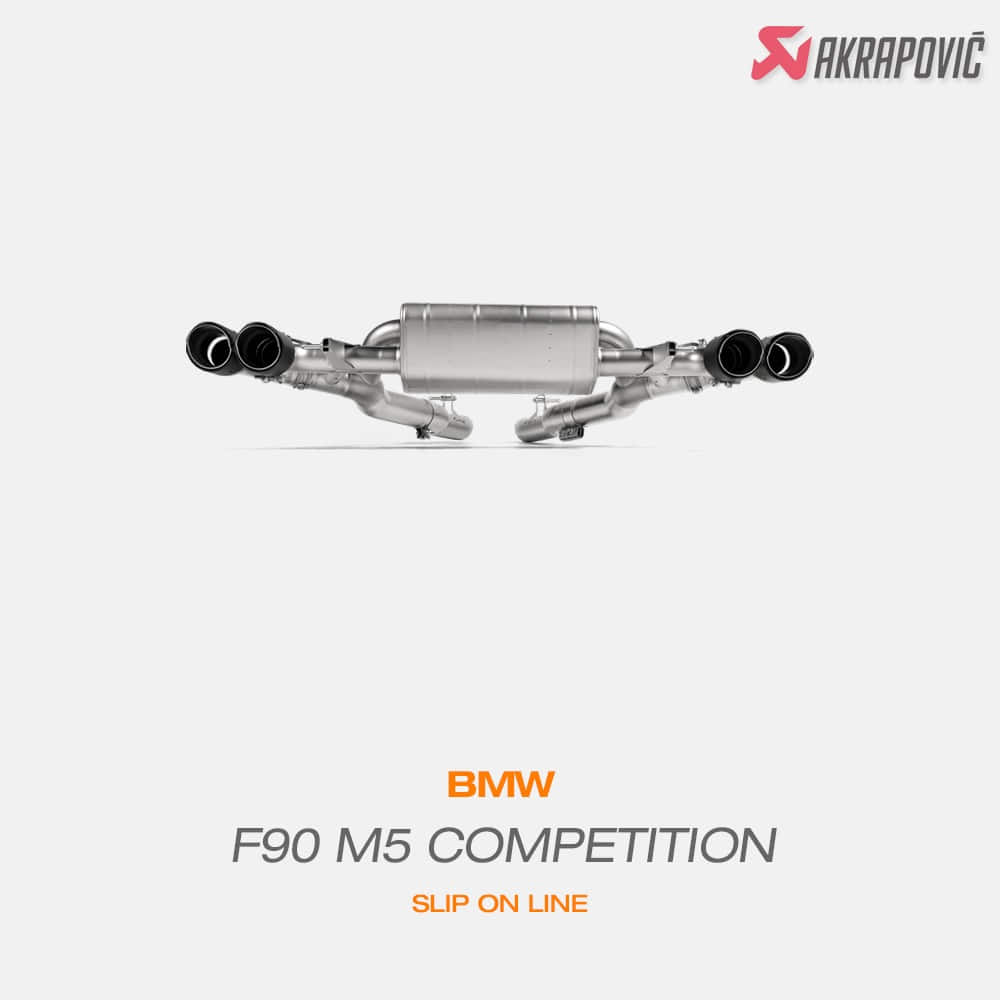 아크라포빅 BMW F90 M5 컴페티션 슬립온 라인 카본팁