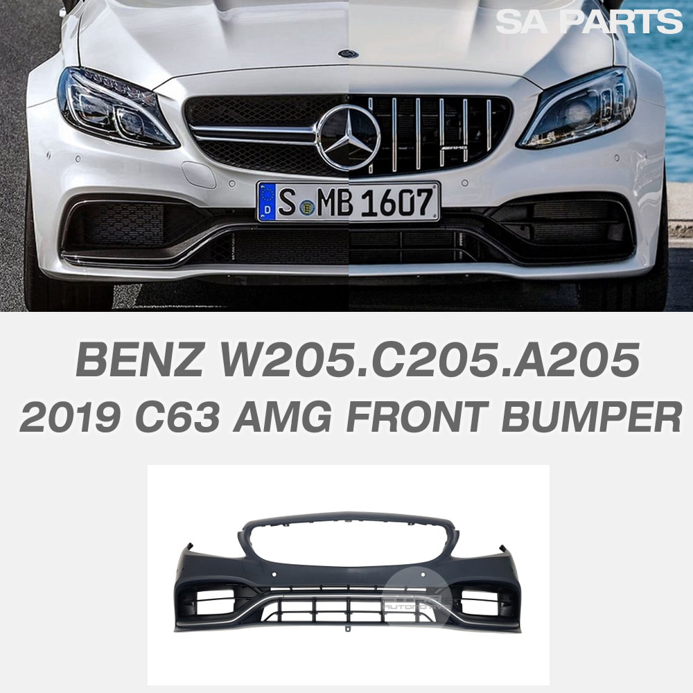 벤츠 2019 C63 AMG 프론트 범퍼 W205 C205 A205 C클래스