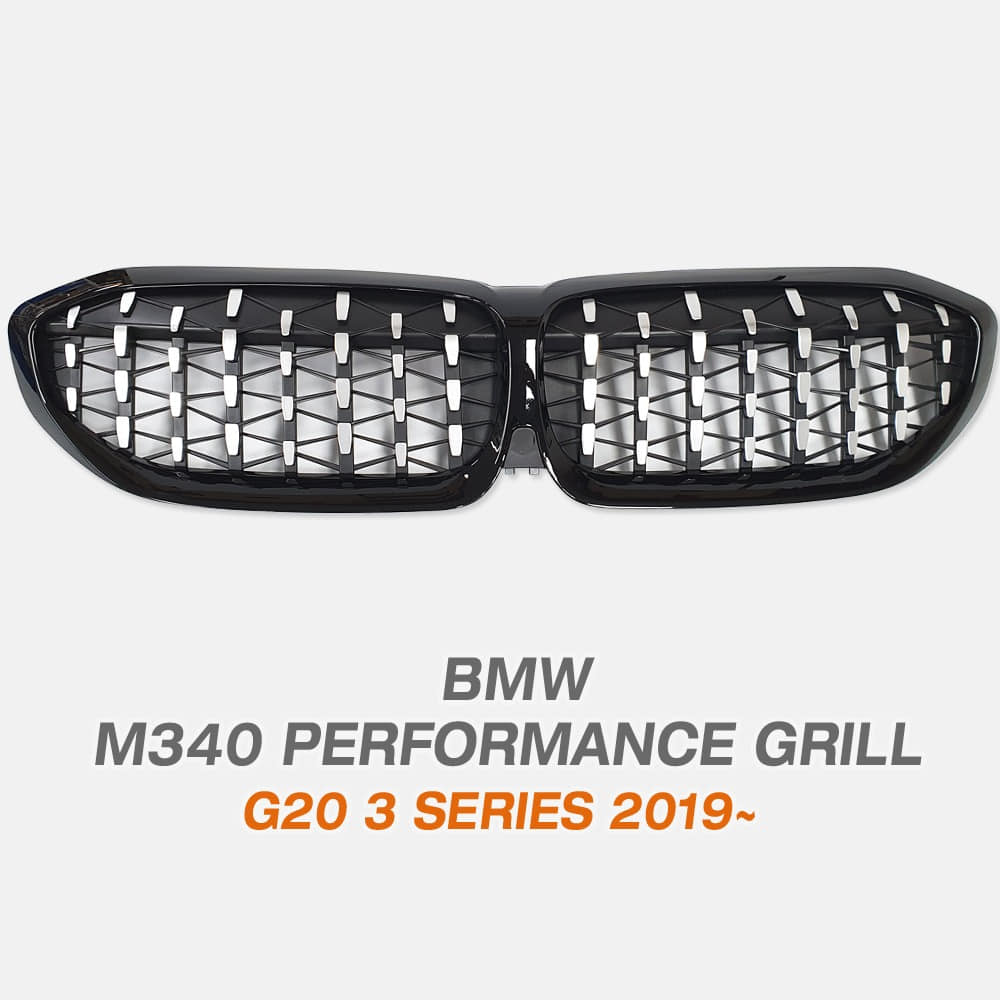 BMW G20 3시리즈 M340 퍼포먼스 그릴 유광 블랙