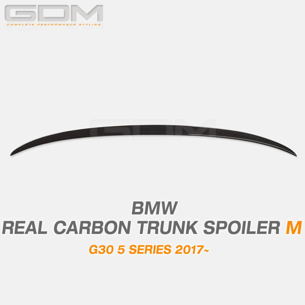GDM BMW G30 5시리즈 F90 M5 리얼 카본 스포일러