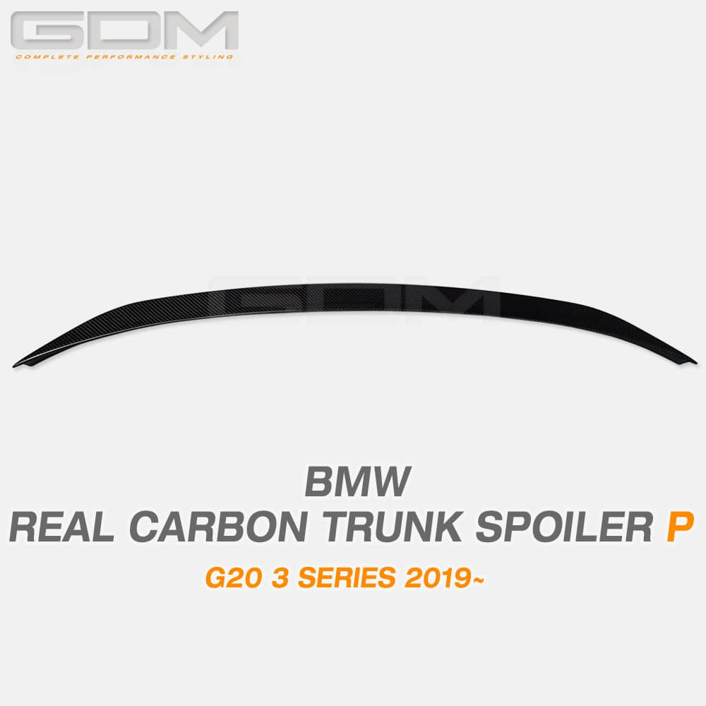 GDM BMW G20 3시리즈 퍼포먼스 리얼 카본 스포일러