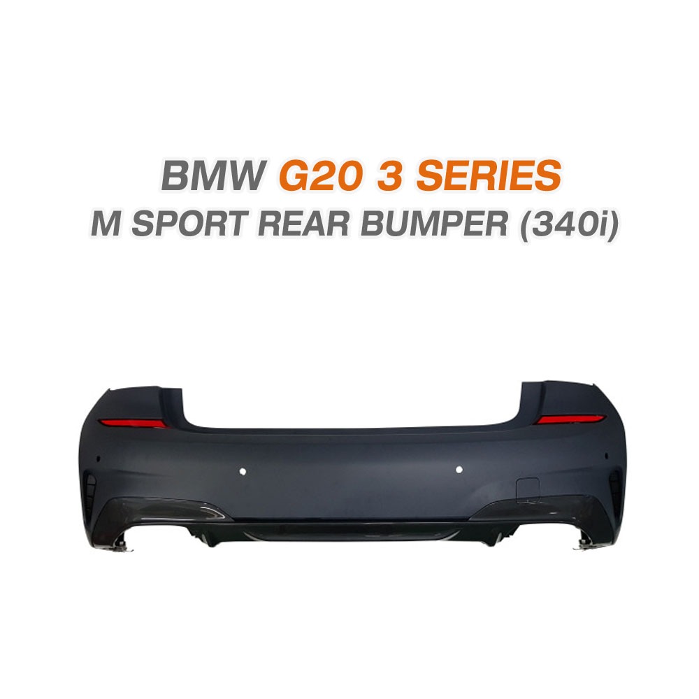 BMW G20 3시리즈 M 스포츠 리어 범퍼 340i 바디킷