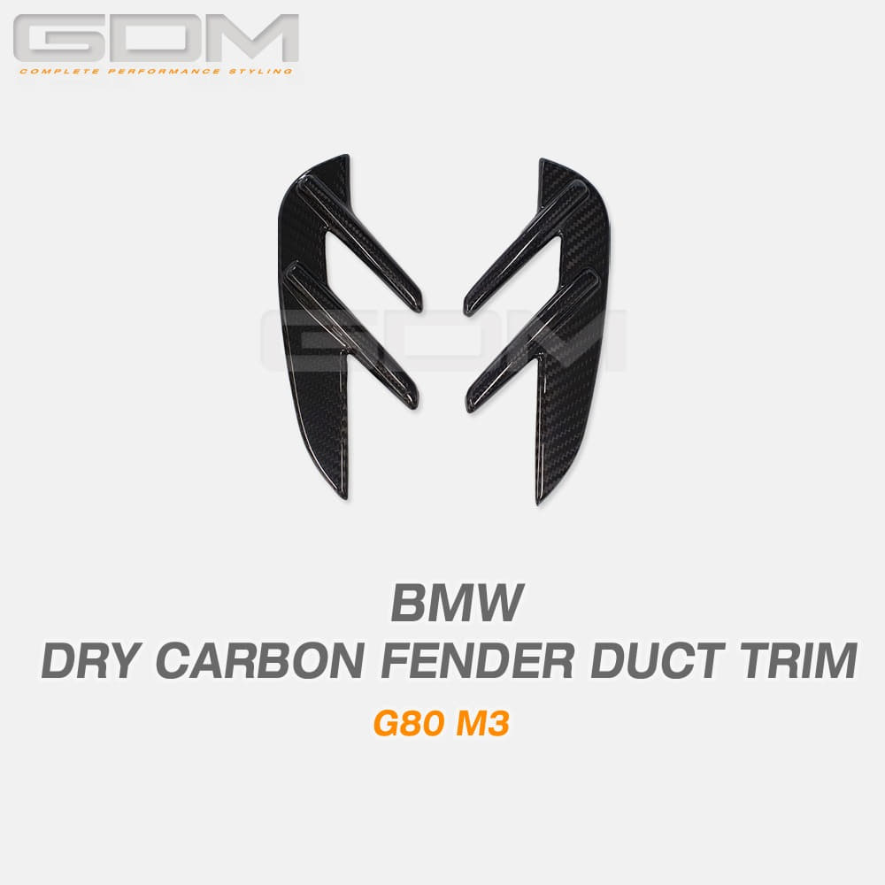GDM BMW G80 M3 휀더 벤트 드라이 카본 트림