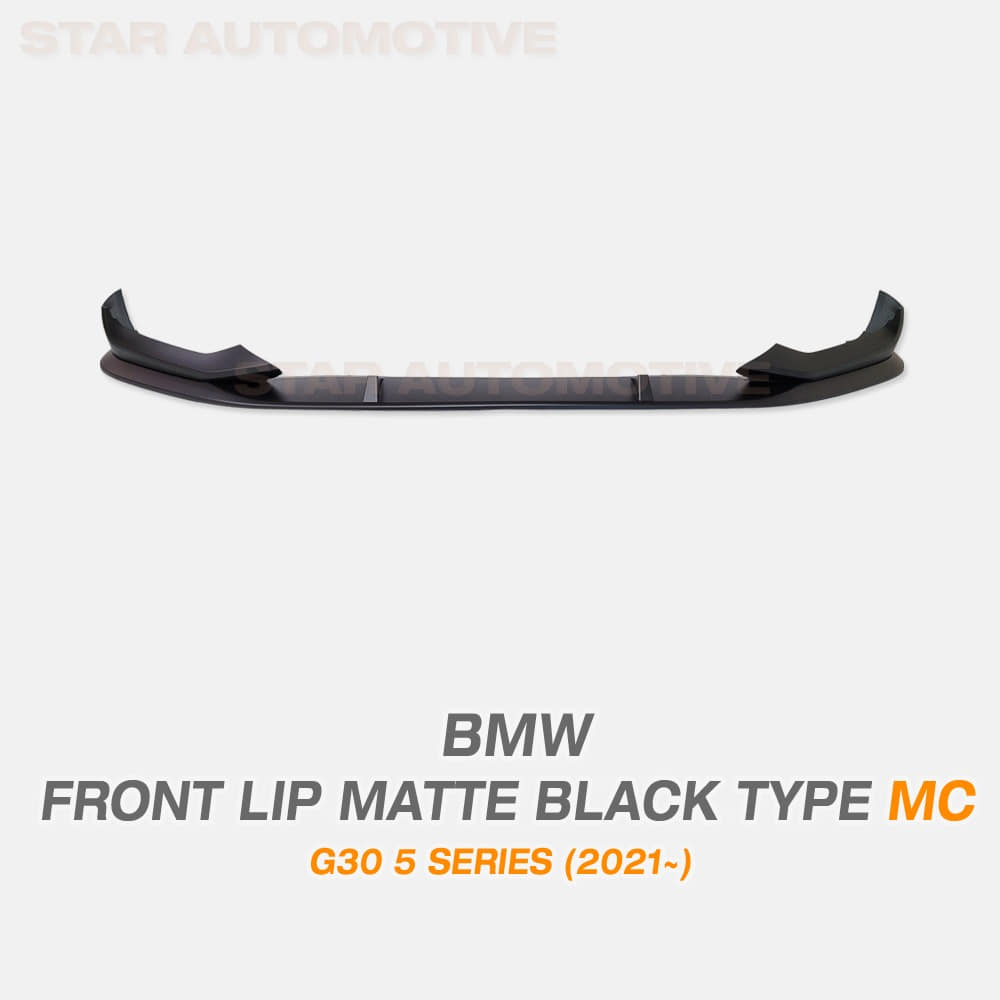 BMW G30 5시리즈 LCI 무광 블랙 프론트립 타입 CS