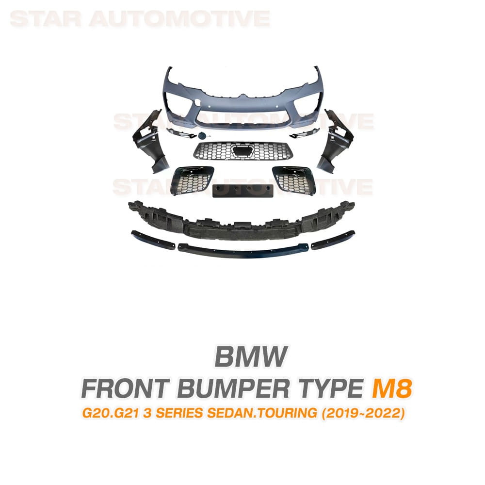 BMW G20 G21 3시리즈 세단 투어링 M8 프론트 범퍼
