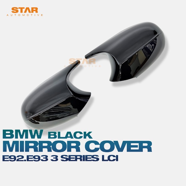 BMW E92 E93 3시리즈 쿠페 컨버터블 LCI 후기형 M 뿔 미러 커버 블랙