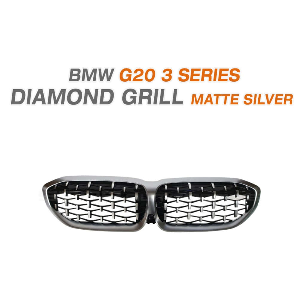 BWM G20 3시리즈 M 340 다이아몬드 그릴 무광실버
