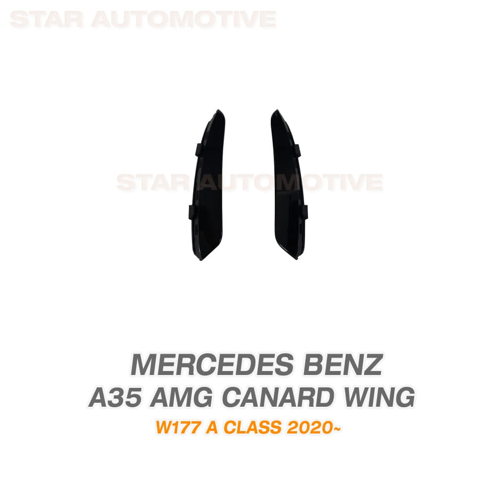 벤츠 W177 A클래스 A35 AMG 프론트 카나드윙 블랙